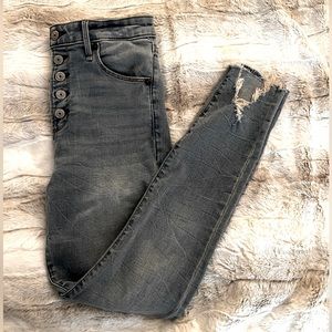 Abercrombie and Fitch High Rise Super Skinny Jeans